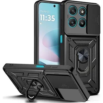 Pouzdro na mobilní telefon Techsuit – řada CamShield – Motorola Moto G57 Power / G67 Power – černá