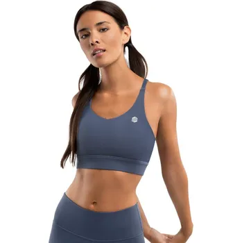 Dámské oblečení SIROKO Sportovní podprsenka - Vysoká podpora Pacemaker Blue Džínová Modrá XL MODRÁ