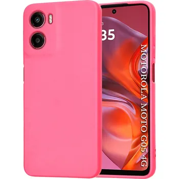 Pouzdro na mobilní telefon Pouzdro Techsuit SoftFlex pro Motorola Moto G05 E15 růžové