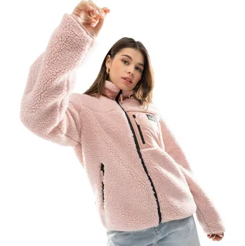 SIROKO Dámská bunda sherpa Madryn-W Růžová RŮŽOVÁ