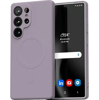 Pouzdro na mobilní telefon Zadní Kryt Mercury goospery pro Samsung Galaxy S25 Ultra fialová