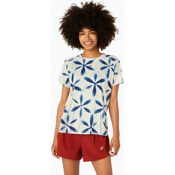 Dámské tričko Dámské běžecké tričko ASICS Metarun Shibori Top brich/blue expanse