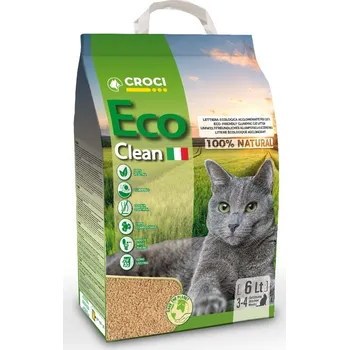 Podestýlka pro kočku Rostlinné stelivo ECO clean 6 l