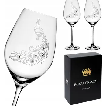 Sklenice Skleničky na likér, skleničky na bílé víno, skleničky na červené víno, skleničky na vodu, poháry skleničky Celebration Peacock bezbarvé, 470ml, 2 ks