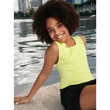 Sinsay - Tričko s krátkým rukávem - limetková - ZM786-72X - ZM786-72X-164-1