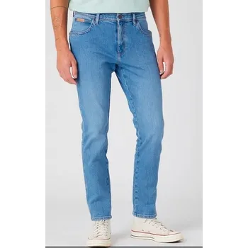 Dámské oblečení WRANGLER TEXAS SLIM PÁNSKÉ DŽÍNY OFF SHORE W12SJXZ83 W38 L32