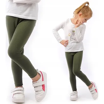 Dětské legíny dlouhé klasické LAEMI 591 Khaki 152
