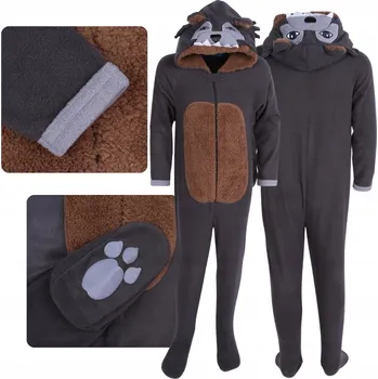 Dámské pyžamo VLK jednodílné TEPLÉ PYŽAMO kostým převlek FLEECE 98 cm