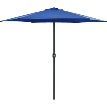 Stínicí technika vidaXL Zahradní slunečník s hliníkovou tyčí 270 x 246 cm [47348] Barva: azurově modrá