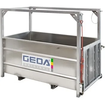 Plošina přepravní vnitřní rozměr 140×80×110 cm k výtahu GEDA