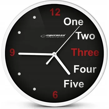 Hodiny Nástěnné hodiny klasické analogové 20 cm bílé čitelné