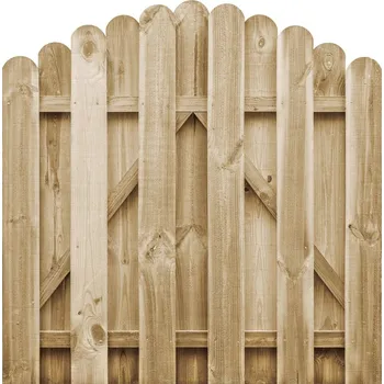 vidaXL Zahradní branka impregnovaná borovice 100 x 100 cm [45327]