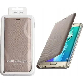 Pouzdro na mobilní telefon Flipové pouzdro Samsung pro Samsung Galaxy S6 edge Plus, zlaté