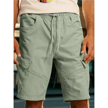 Pánské kraťasy Sinsay - Džínové kraťasy - zelená - 9863S-07X - 9863S-07X-28