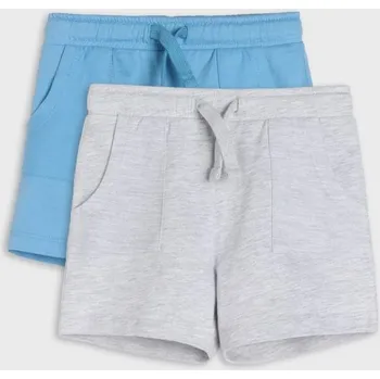 Chlapecké kalhoty Sinsay - Sada 2&nbsp;kraťas - modrá - 181DG-55X - 181DG-55X-74