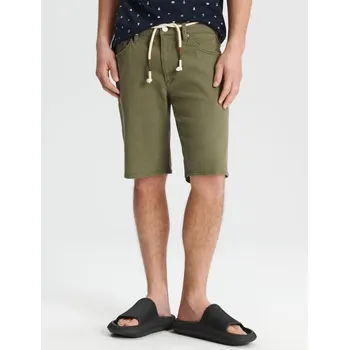 Pánské kraťasy Sinsay - Džínové kraťasy regular - zelená - 7946Y-97X - 7946Y-97X-28-1