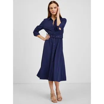 Dámské šaty Orsay Tmavě modré dámské šaty - Dámské Orsay modrá 2264623