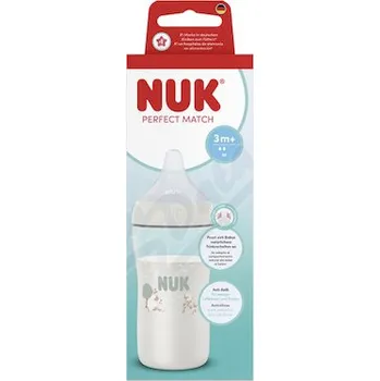 NUK Perfect Match láhev 260ml 3+m mix barev