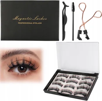Umělé řasy Magnetické řasy 3D Natural Look Sada magnetických řas s aplikátorem