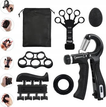 SADA POSILOVACÍCH GUM NA REHABILITACI RUKY, PRSTŮ A ZÁPĚSTÍ - 6 DÍLŮ