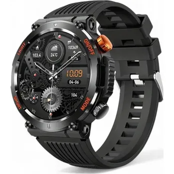 Hodinky CHYTRÉ HODINKY PÁNSKÉ HODINKY S VESTAVĚNOU SVÍTILNOU A TAKTICKÝM KOMPASEM, MODEL 2024