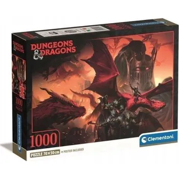 Puzzle Puzzle 1000 dílků Dungeons & Dragons Clementoni 39914