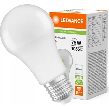 Žárovka OSRAM LEDVANCE LED CLASSIC A 10W 840 FR E27 4099854048869