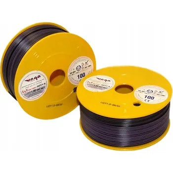 elektrický kabel Vodič LGY/H05V-K 1,00 mm2 100 m Černo-fialový