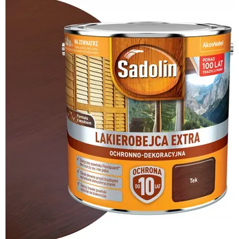 barva a nátěr na dřevo Lazura s obsahem laku Sadolin rozpouštědlová 2,5 l Teak
