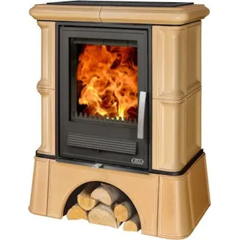 Krbová kamna ABX Bavaria L kachlový sokl naturbraun