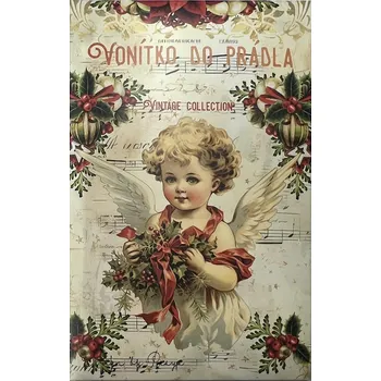 Vánoce Soaptree VONÍTKO DO PRÁDLA 15g - ANDĚL S VÁNOČNÍM VĚNCEM k220044