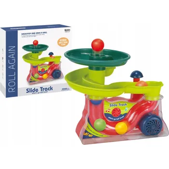 Fontána Skluzavka pro Kuličky Míčky Zvuky Barevná