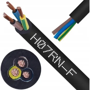elektrický kabel Kabel H07RN-F OnPD 3x4 mm² - Silný kabel / Prodlužovací kabel - 3 žíly, 4 mm²