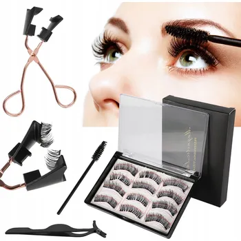 Umělé řasy 3D Opakovaně použitelné Magnetické Řasy Umělé Řasy Sada 3 Páry Pinzeta Eyeliner