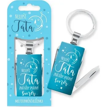 Nekupto DC7 Multifunkční klíčenka NEJLEPŠÍ TÁTA d100026