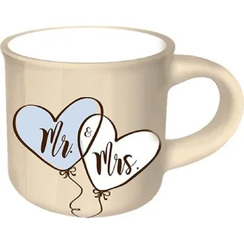 Nekupto Mini hrneček na espresso - MR & MRS, 100ml 7501046