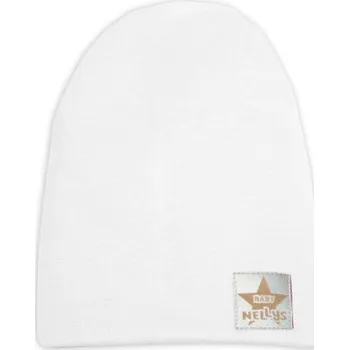 Kojenecká čepice Baby Nellys Dětská bavlněná čepice - dvouvrstvá, bílá, vel. 110 (Baby Nellys, barva: bílá, obvod: 44-48 cm, dle výrobce: 4-5 let)