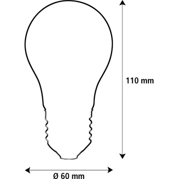Lampička SEGULA LED Elegant Line E27 5W žárovka 2 200 K žhavicí vlákno stmívatelné