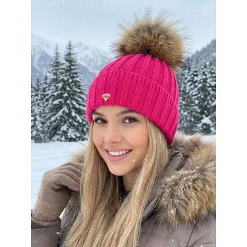 Čepice Stylová dámská čepice Andrea fuchsia, VELIKOST UNI