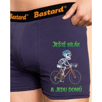 Trenýrky Bastard Ještě kilák boxerky Blue Navy