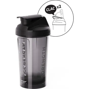 Shaker DOMYOS Shaker 500 ml Classic ČERNÁ