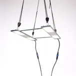 SANlight STIXX 2-60 Set LED 94W - 254 μmol/s (AS5010) (SANlight STIXX 2-60 SET s 2x dvěma moduly je navržen pro hloubku 60 cm. Set obsahuje kompletní příslušenství. Díky kompaktnímu designu je ideální pro malé pěstírny, nízké instalační výšky a efektivní)