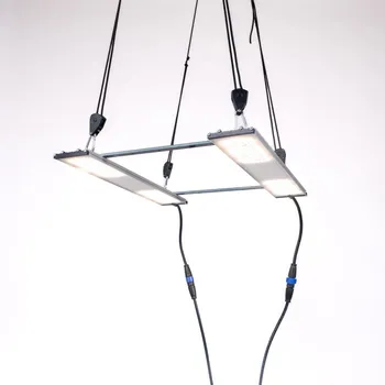 LED panel SANlight STIXX 2-60 Set LED 94W - 254 μmol/s (AS5010) (SANlight STIXX 2-60 SET s 2x dvěma moduly je navržen pro hloubku 60 cm. Set obsahuje kompletní příslušenství. Díky kompaktnímu designu je ideální pro malé pěstírny, nízké instalační výšky a efektivní)