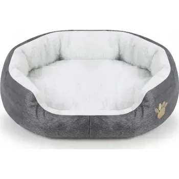 Pelíšek pro psa PAGMIL polštář pro psy šedý 50 cm x 40 cm