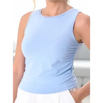 Sinsay - Top se řasením - modrá - 304AI-05X - 304AI-05X-M