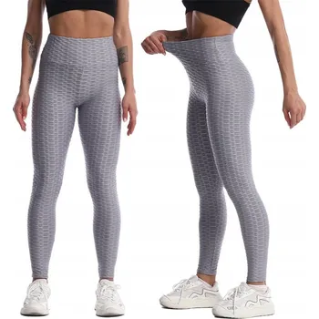 Dámské oblečení SPORTOVNÍ TRÉNINKOVÉ LEGÍNY FITNESS JÓGA PUSH UP VELIKOST XL