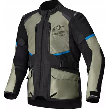 Moto bunda Textilní bunda Alpinestars Andes Air Drystar černá/šedá/modrá XXL