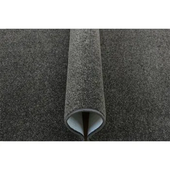 Koberec KOBEREC TMAVĚ ŠEDÝ MĚKKÝ HLADKÝ S FILCEM DO LOŽNICE DYNASTY 200x200 cm