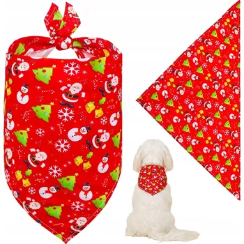 Nákrčník Vánoční nákrčník pro psa TEO Červená S