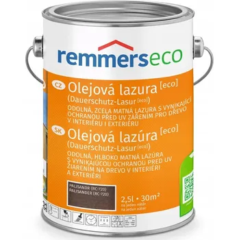 barva a nátěr na dřevo Remmers CZ s.r.o. Remmers Olejová lazura eco Varianta: Remmers Olejová lazura eco palisander 2,5 L